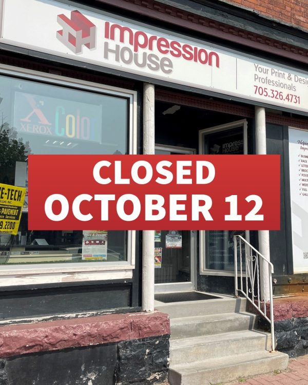 In case you didn't already know, we will be closed on Monday, October 12 for…